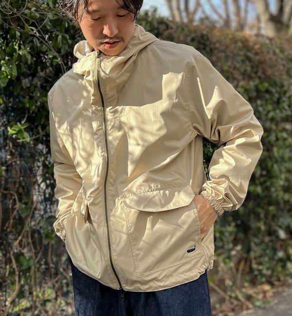 NOLLEY'S goodman「【TAION/タイオン】別注クジラ刺繍 リバーシブルダブルジップパーカー 25SS」|パーカー|ベージュ