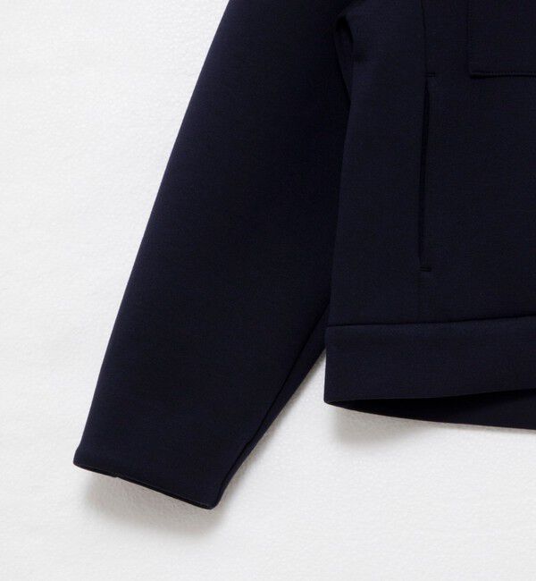 NOLLEY'S「ウォッシャブルエアボールクルーネックブルゾン」|ブルゾン・スタジャン|