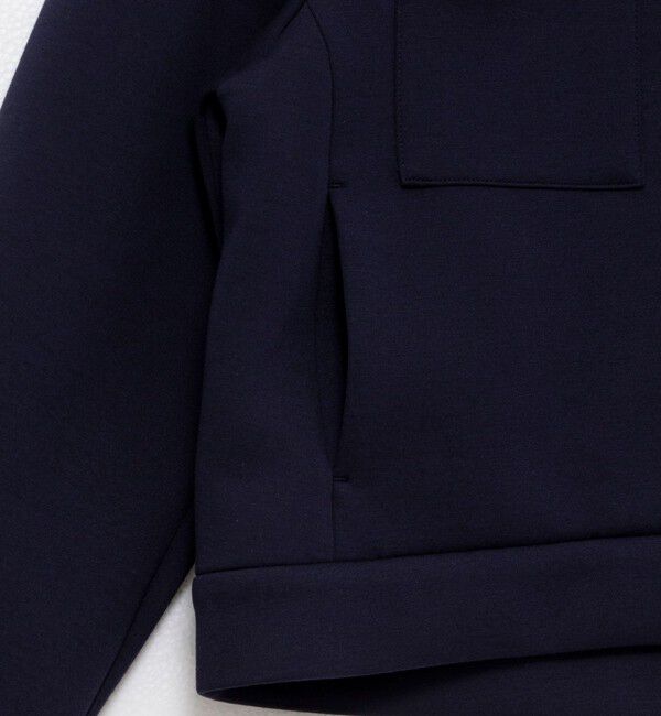 NOLLEY'S「ウォッシャブルエアボールクルーネックブルゾン」|ブルゾン・スタジャン|