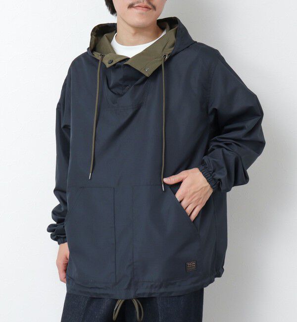 NOLLEY'S goodman「【TAION/タイオン】ノンダウン ミリタリー リバーシブル アノラックパーカー 25SS」|ブルゾン・スタジャン|
