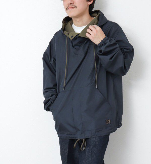 NOLLEY'S goodman「【TAION/タイオン】ノンダウン ミリタリー リバーシブル アノラックパーカー 25SS」|ブルゾン・スタジャン|