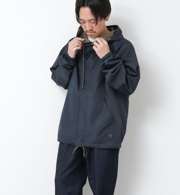NOLLEY'S goodman「【TAION/タイオン】ノンダウン ミリタリー リバーシブル アノラックパーカー 25SS」|ブルゾン・スタジャン|