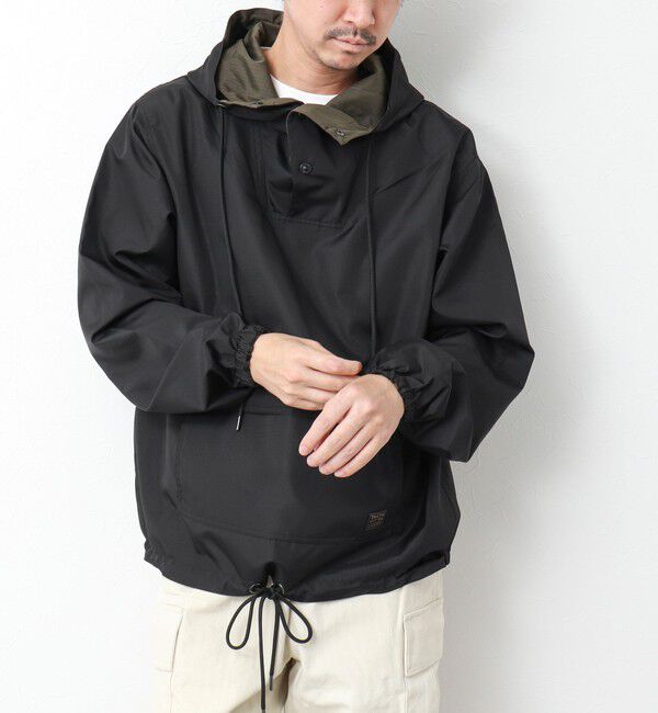 NOLLEY'S goodman「【TAION/タイオン】ノンダウン ミリタリー リバーシブル アノラックパーカー 25SS」|ブルゾン・スタジャン|