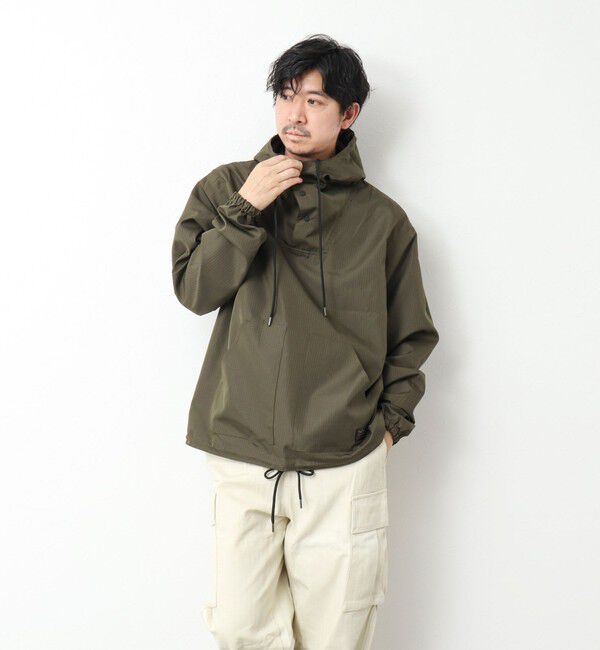 NOLLEY'S goodman「【TAION/タイオン】ノンダウン ミリタリー リバーシブル アノラックパーカー 25SS」|ブルゾン・スタジャン|