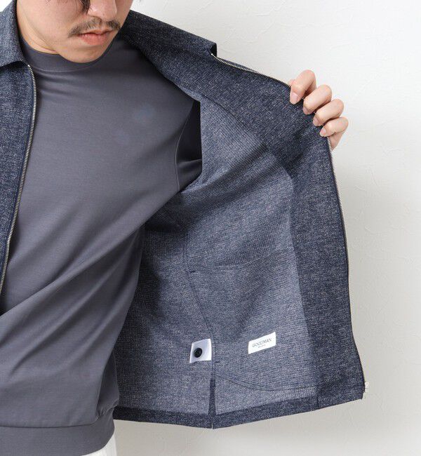 NOLLEY'S goodman「【COOL DOTS/クールドッツ】《吸水速乾》ジップシャツブルゾン 25SS」|ブルゾン・スタジャン|