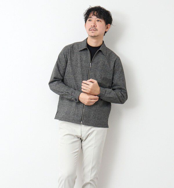 NOLLEY'S goodman「【COOL DOTS/クールドッツ】《吸水速乾》ジップシャツブルゾン 25SS」|ブルゾン・スタジャン|