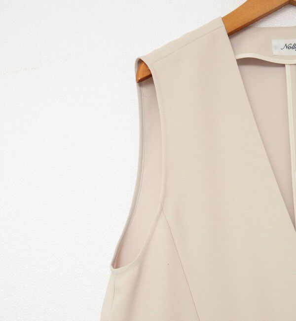 NOLLEY'S「◇【WEB限定】ウォッシャブルドライタスランスリットジレ」|ベスト・ジレ|