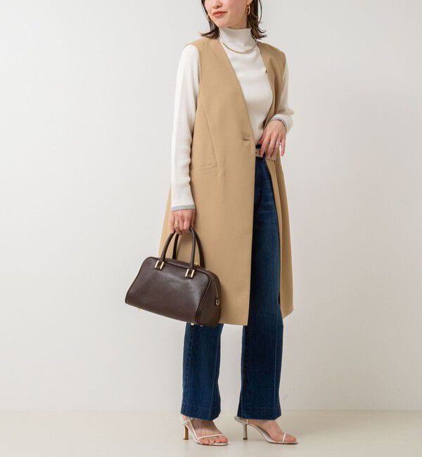 NOLLEY'S「◇【WEB限定】ウォッシャブルドライタスランスリットジレ」|ベスト・ジレ|