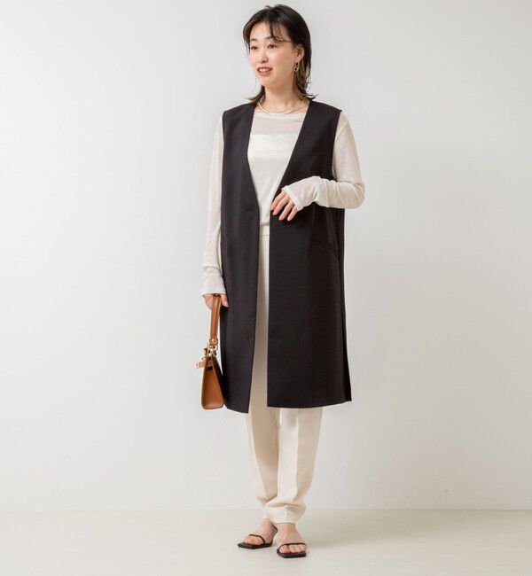 NOLLEY'S「◇【WEB限定】ウォッシャブルドライタスランスリットジレ」|ベスト・ジレ|