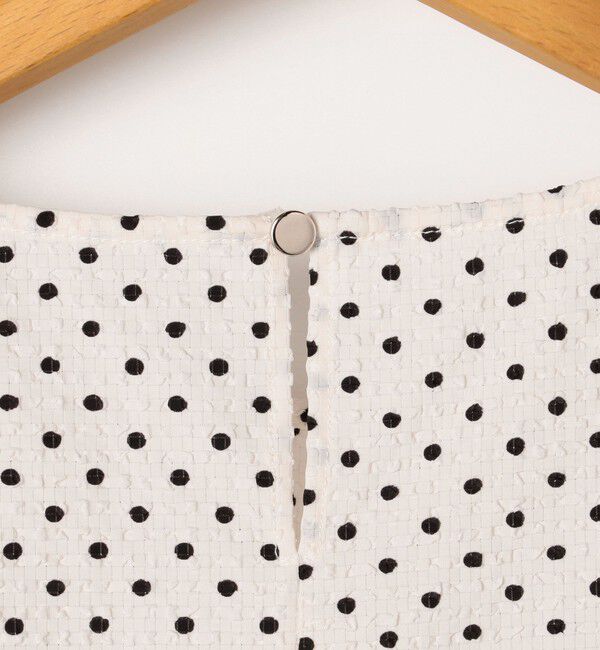 NOLLEY'S「【追加】サッカードットバックフリルブラウス」|シャツ・ブラウス|