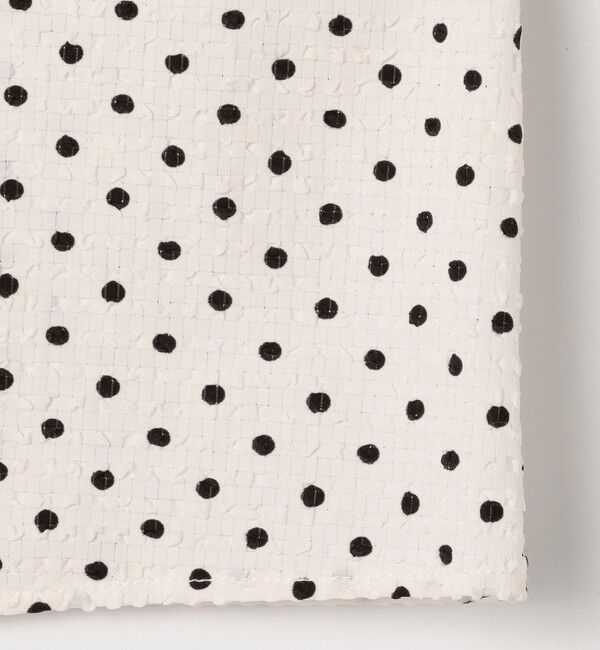 NOLLEY'S「【追加】サッカードットバックフリルブラウス」|シャツ・ブラウス|