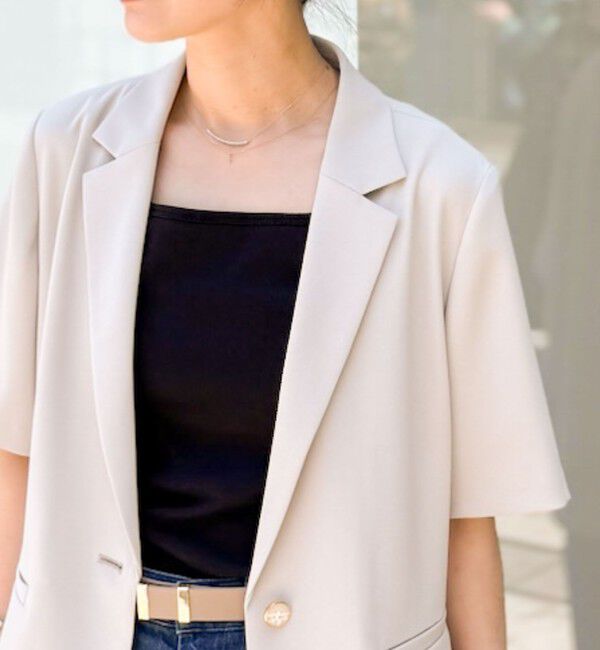 NOLLEY'S sophi「2WAYベアテレコタンクトップ」|タンクトップ|