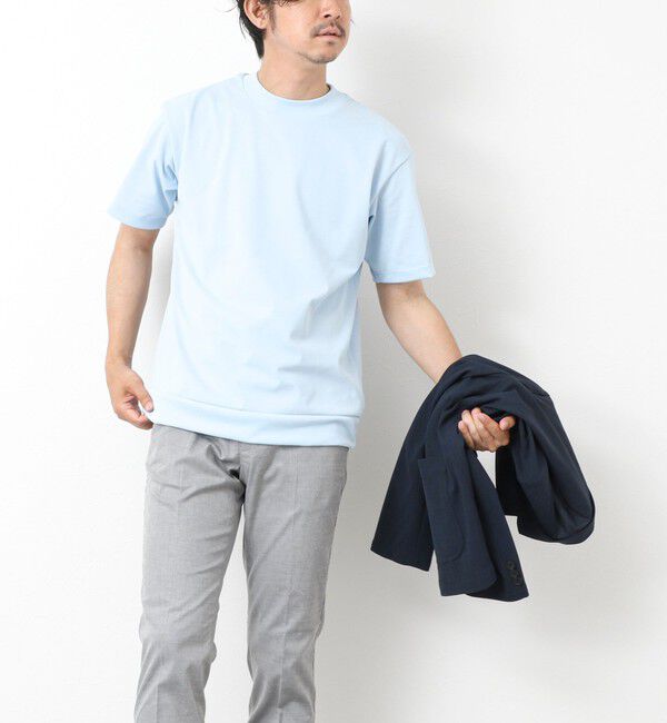 NOLLEY'S goodman「《ビジカジ対応》【Quattro Seven】《吸水速乾/UVカット》カノコドレスT 25SS」|Tシャツ・カットソー|