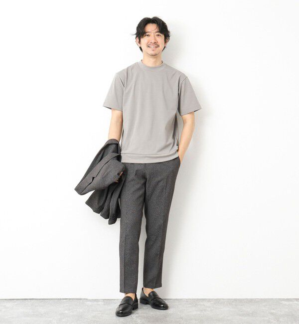 NOLLEY'S goodman「《ビジカジ対応》【Quattro Seven】《吸水速乾/UVカット》カノコドレスT 25SS」|Tシャツ・カットソー|