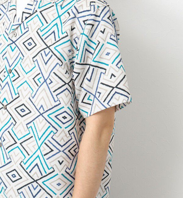 NOLLEY'S goodman「【DotAir/ドットエア】《吸水速乾》総柄シャツ 25SS」|シャツ・ブラウス|