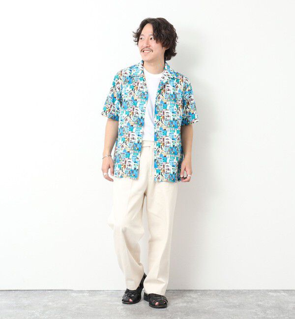 NOLLEY'S goodman「【DotAir/ドットエア】《吸水速乾》総柄シャツ 25SS」|シャツ・ブラウス|