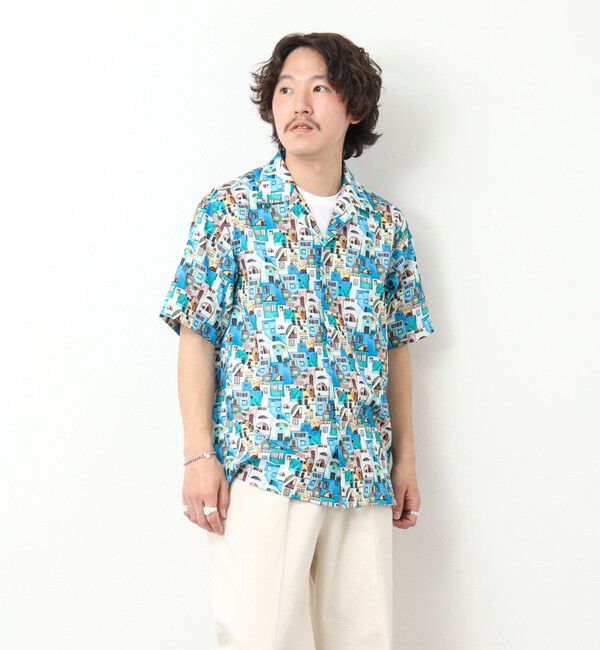 NOLLEY'S goodman「【DotAir/ドットエア】《吸水速乾》総柄シャツ 25SS」|シャツ・ブラウス|