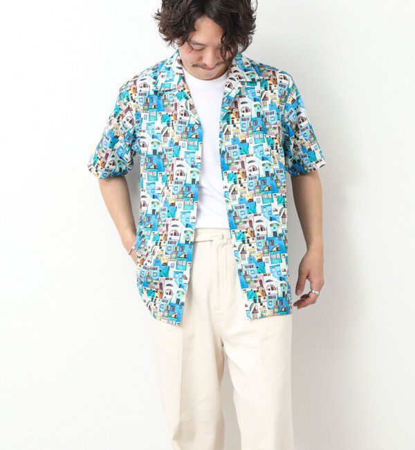 NOLLEY'S goodman「【DotAir/ドットエア】《吸水速乾》総柄シャツ 25SS」|シャツ・ブラウス|