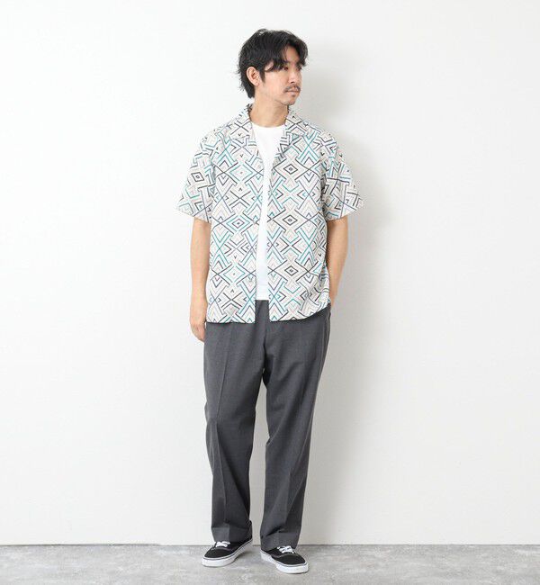NOLLEY'S goodman「【DotAir/ドットエア】《吸水速乾》総柄シャツ 25SS」|シャツ・ブラウス|