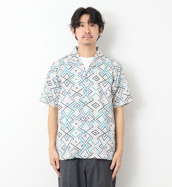 NOLLEY'S goodman「【DotAir/ドットエア】《吸水速乾》総柄シャツ 25SS」|シャツ・ブラウス|