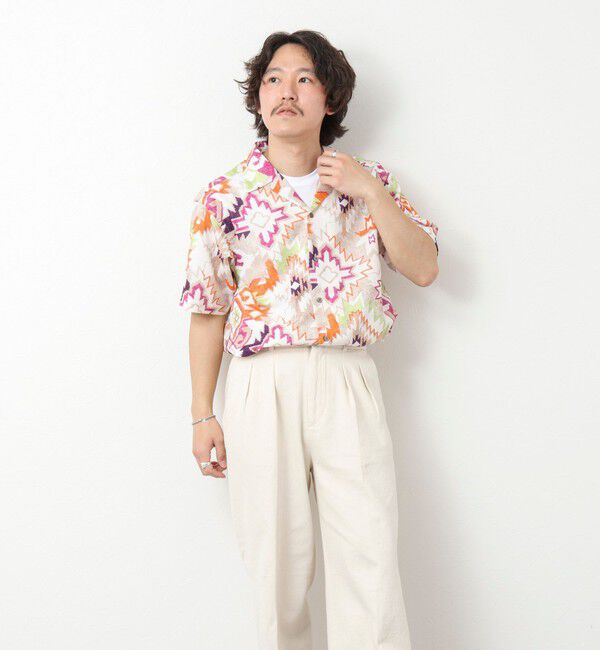 NOLLEY'S goodman「【DotAir/ドットエア】《吸水速乾》総柄シャツ 25SS」|シャツ・ブラウス|