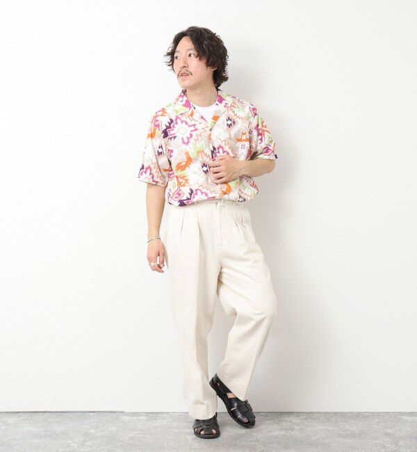 NOLLEY'S goodman「【DotAir/ドットエア】《吸水速乾》総柄シャツ 25SS」|シャツ・ブラウス|