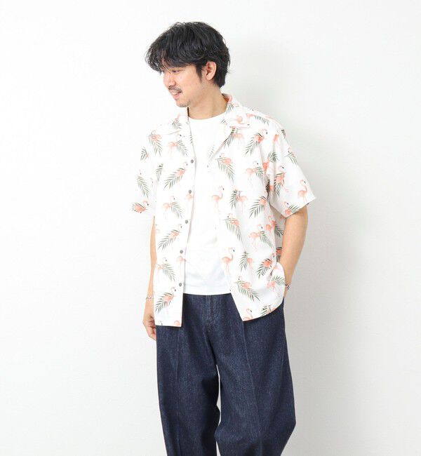 NOLLEY'S goodman「【DotAir/ドットエア】《吸水速乾》総柄シャツ 25SS」|シャツ・ブラウス|