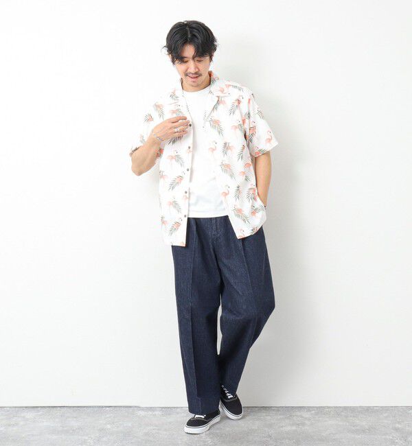 NOLLEY'S goodman「【DotAir/ドットエア】《吸水速乾》総柄シャツ 25SS」|シャツ・ブラウス|