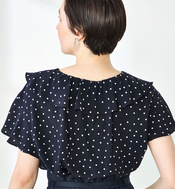 NOLLEY'S「2wayラッフル衿ブラウス」|シャツ・ブラウス|