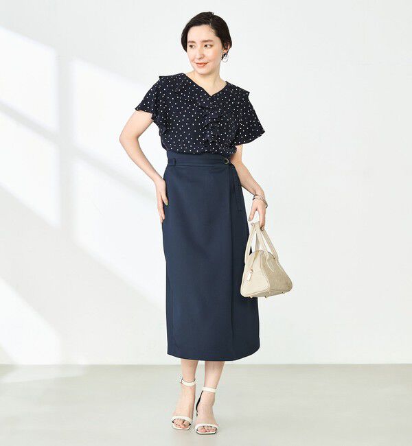 NOLLEY'S「2wayラッフル衿ブラウス」|シャツ・ブラウス|