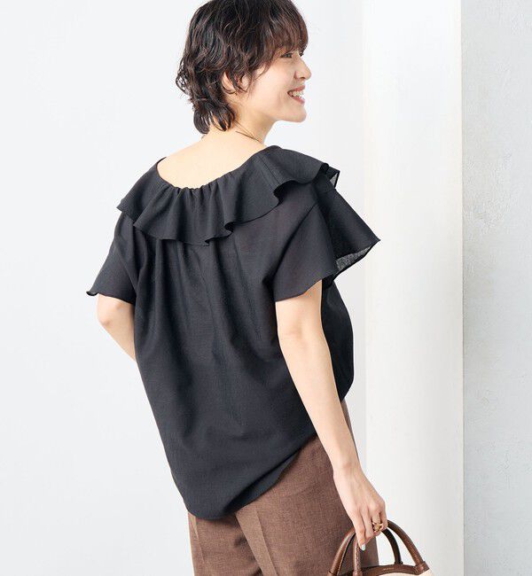 NOLLEY'S「2wayラッフル衿ブラウス」|シャツ・ブラウス|