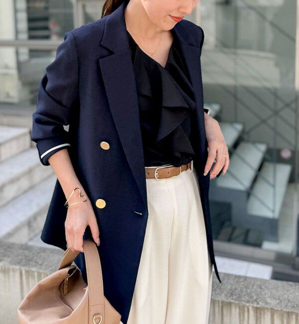 NOLLEY'S「2wayラッフル衿ブラウス」|シャツ・ブラウス|