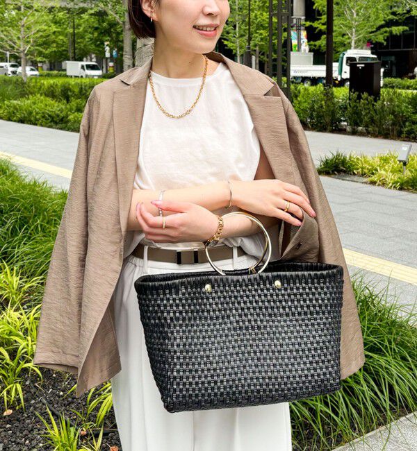 NOLLEY'S「【松葉☆別注アイテム】《セットアップ対応》エアリージョーゼットノースリーブブラウス」|シャツ・ブラウス|