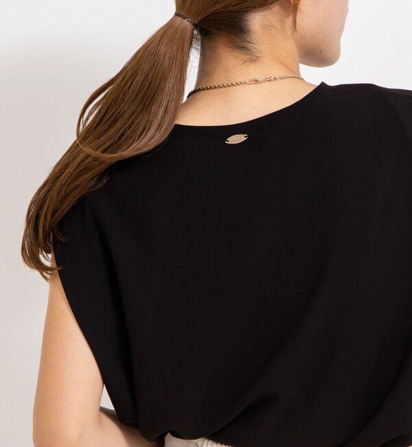 NOLLEY'S「【松葉☆別注アイテム】《セットアップ対応》エアリージョーゼットノースリーブブラウス」|シャツ・ブラウス|