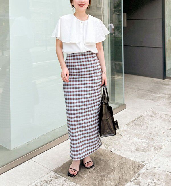 NOLLEY'S sophi「高機能 タフタケープブラウス」|シャツ・ブラウス|