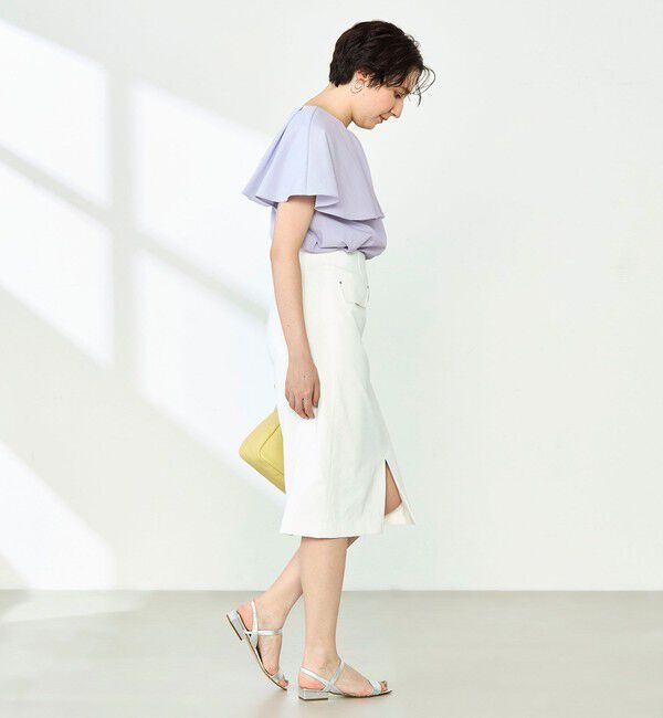 NOLLEY'S sophi「高機能 タフタケープブラウス」|シャツ・ブラウス|