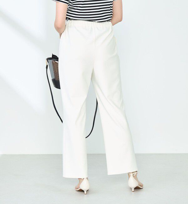 NOLLEY'S sophi「《セットアップ対応》ウォッシャブルマルチファンクションイージーセミフレアパンツ」|その他|