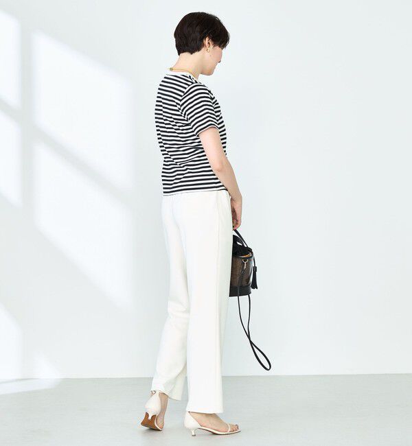 NOLLEY'S sophi「《セットアップ対応》ウォッシャブルマルチファンクションイージーセミフレアパンツ」|その他|