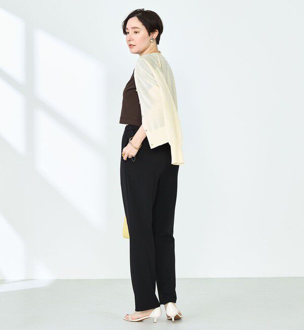 NOLLEY'S sophi「《セットアップ対応》ウォッシャブルマルチファンクションイージーセミフレアパンツ」|その他|