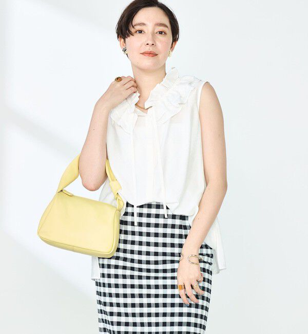 NOLLEY'S sophi「フリルネックノースリーブブラウス」|シャツ・ブラウス|