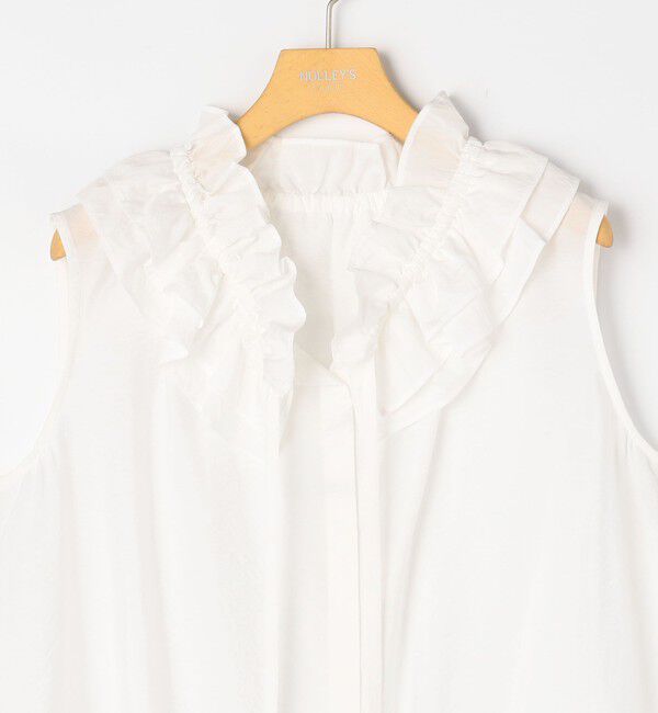 NOLLEY'S sophi「フリルネックノースリーブブラウス」|シャツ・ブラウス|