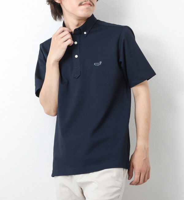 NOLLEY'S goodman「《ビジカジ対応》【ALBINI】吸水速乾クジラBD Polo ビズポロ 25SS」|ポロシャツ|