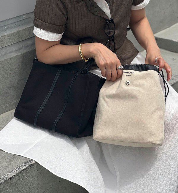 NOLLEY'S「【De MAKER/ディメーカー】 New vase medium bag-M」|トートバッグ|