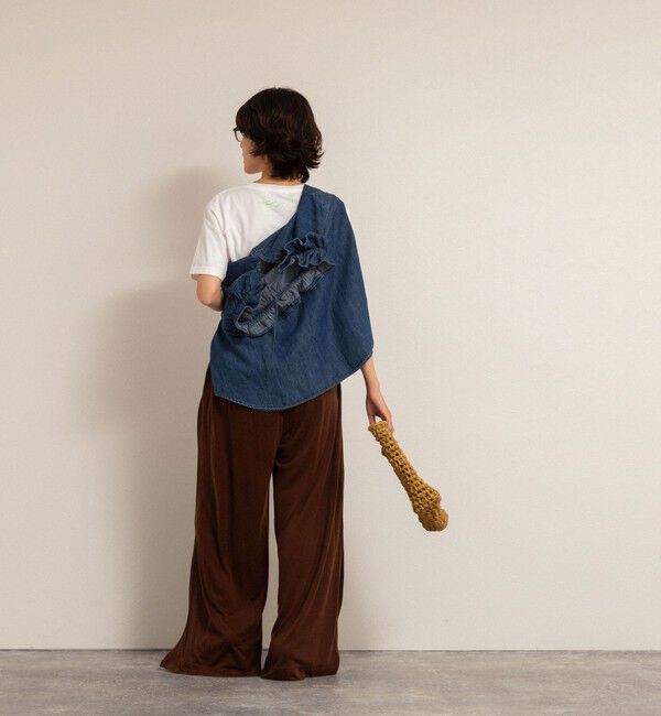 NOLLEY'S「【MAQWEL/マクウェル】ソフトタッチスラブスリットパンツ」|その他|