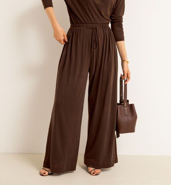 NOLLEY'S「【MAQWEL/マクウェル】ソフトタッチスラブスリットパンツ」|その他|