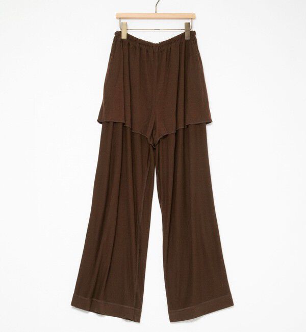 NOLLEY'S「【MAQWEL/マクウェル】ソフトタッチスラブスリットパンツ」|その他|