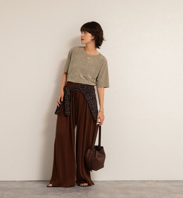 NOLLEY'S「【MAQWEL/マクウェル】ソフトタッチスラブスリットパンツ」|その他|