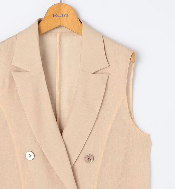 NOLLEY'S「リネン風シアージレ」|ベスト・ジレ|