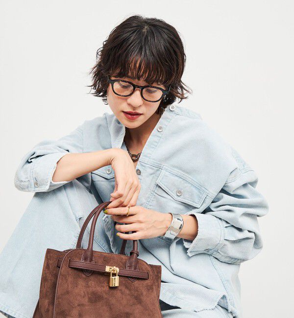 Rie Miller「【RM denim】硫化染コーデュロイシャツジャケット」|シャツ・ブラウス|