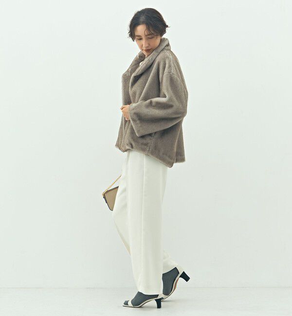 NOLLEY'S sophi「ECOPELフェイクファーショートコート」|その他|